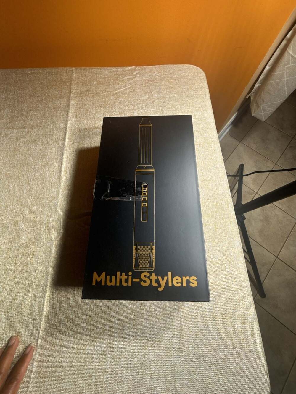 5 in 1 Styling Comb Multi-Stylers Hair Dryer Brush Black New